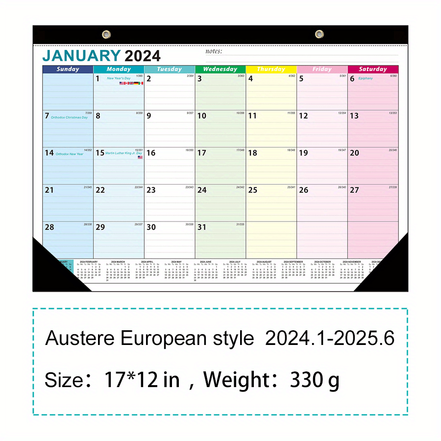 Cross-border English Calendar 365 Days Countdown Desk Calendar