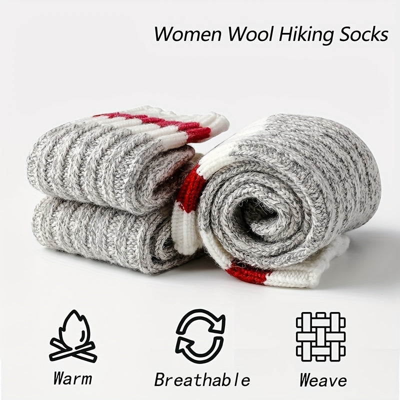 Striped Crew Socks Mid Tube Women's Stockings