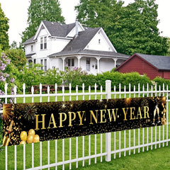 1pc Year Party Decoration Supplies Stripe Garden Yard Banner