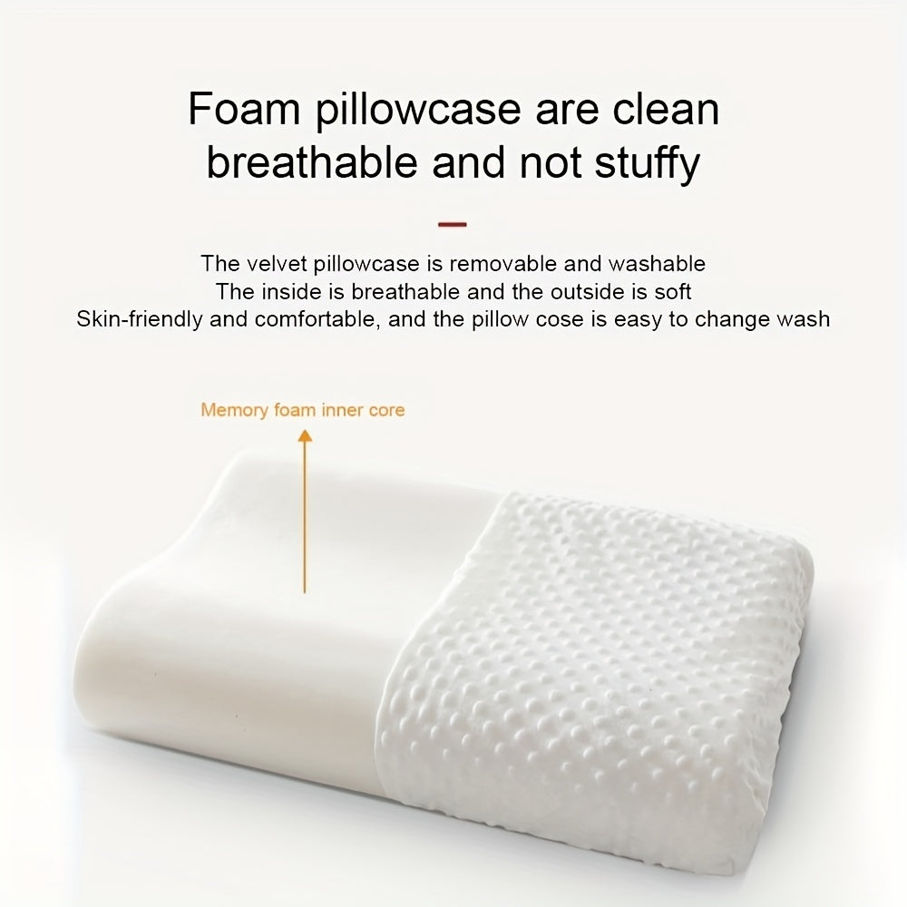Memory Foam Pillow Neck Pillows For improve Sleep, Neck Contoured Support Pillow