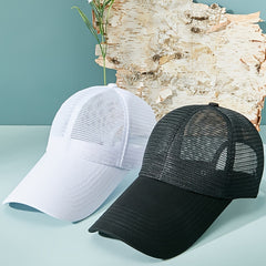 Breathable Mesh Cap 33IN Extended Brim Sunshade Cap