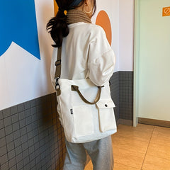 Canvas Tote Bag Women's Handbag Large Capacity Crossbody Purse