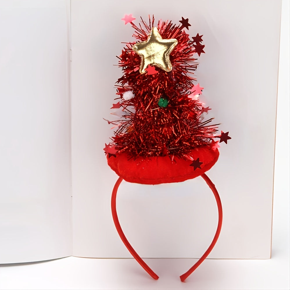 Christmas Tree Headband Christmas Party Hair Hoop 1PCS
