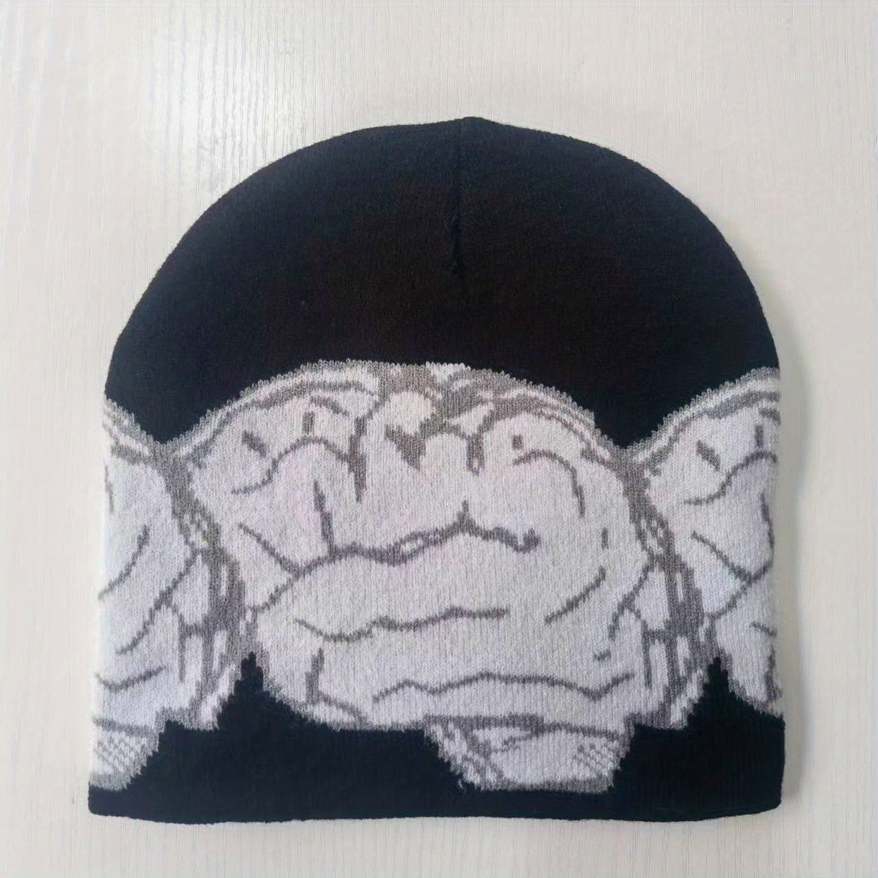 Y2K Candy Jacquard Beanie Unisex Hip Hop Knit Hat