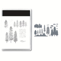Forest Metal Cutting Dies And Stamps for DIY Scrapbook Decorative Craft