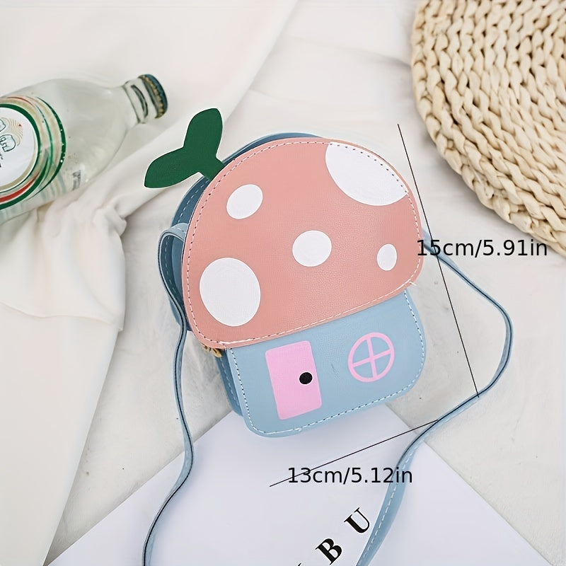 Kids Mushroom Backpack Coin Purse Bag