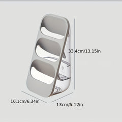 3 Layer Chopsticks Cage Draining Holder Spoon Storage Rack