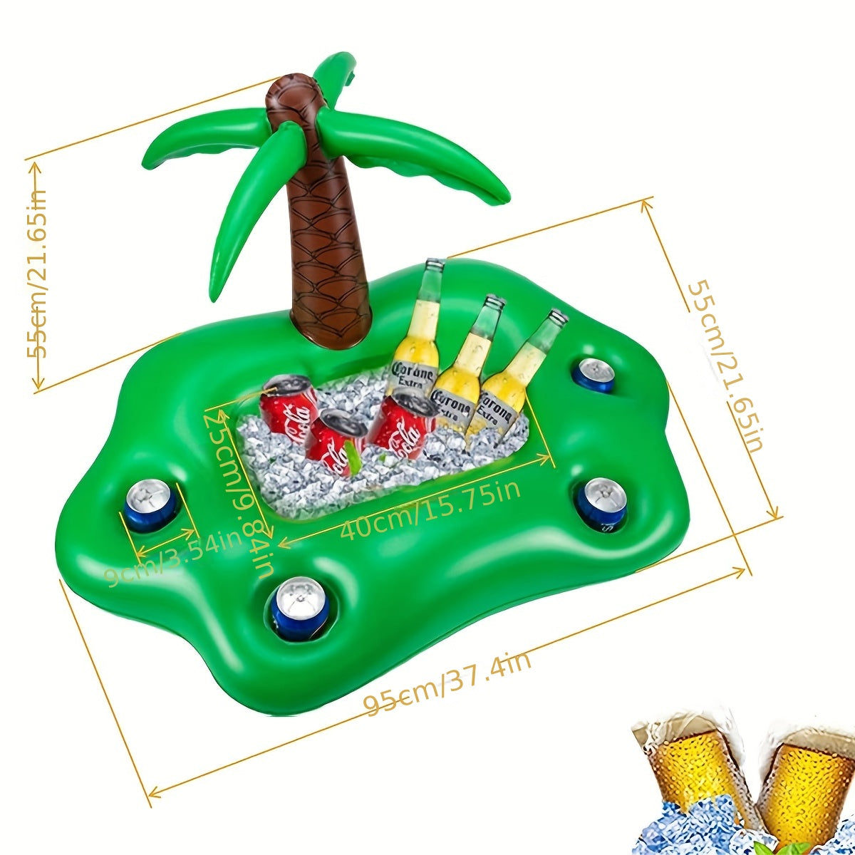 Inflatable Drink Holder Pool Party Game
