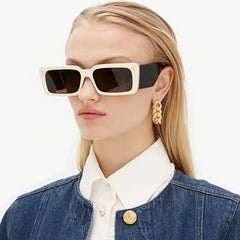 Rectangle Sunscreen Sunglasses for Men and Women