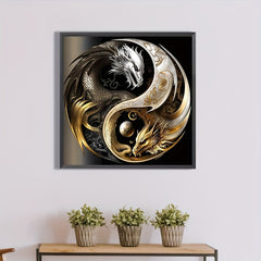DIY Round Full Diamond 5D Diamond Art Wall Decor Kit