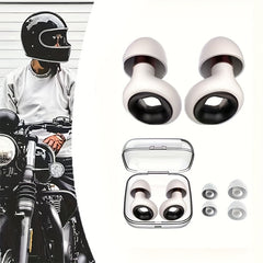 Motorcycle Earmuffs Soft Reusable Silicone Earmuffs for Riders