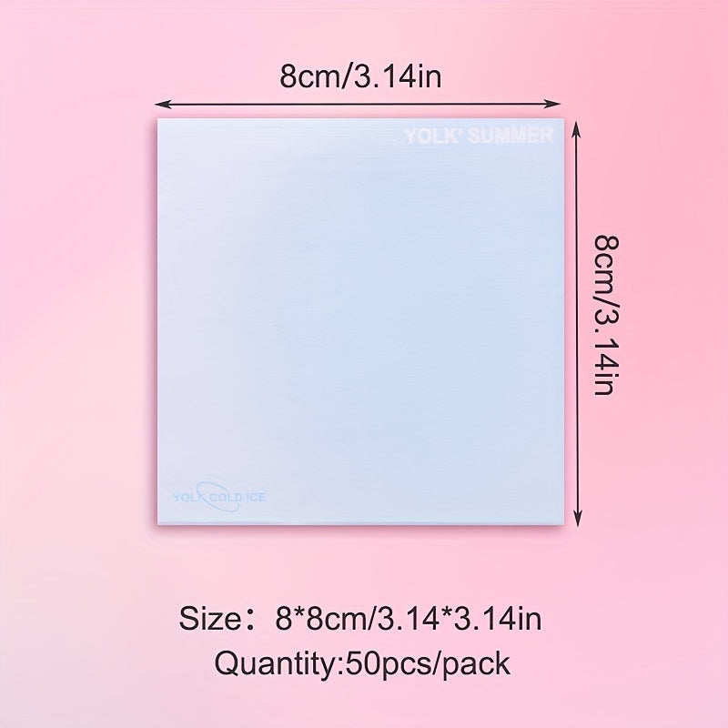 200pcs 4packs Sticky Notes For Office Students
