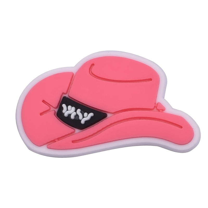 33pcs Cartoon Pink Clog Sandal Decorations Shoe Charms for Kids & Adults