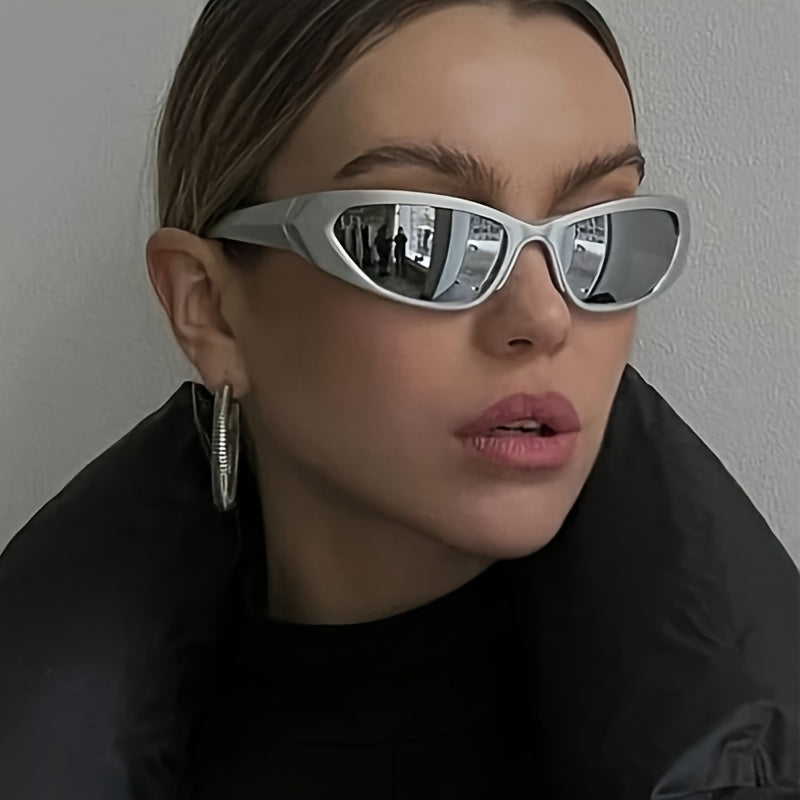 Y2K Wrap around Sunglasses Women's Sunscreen Glasses