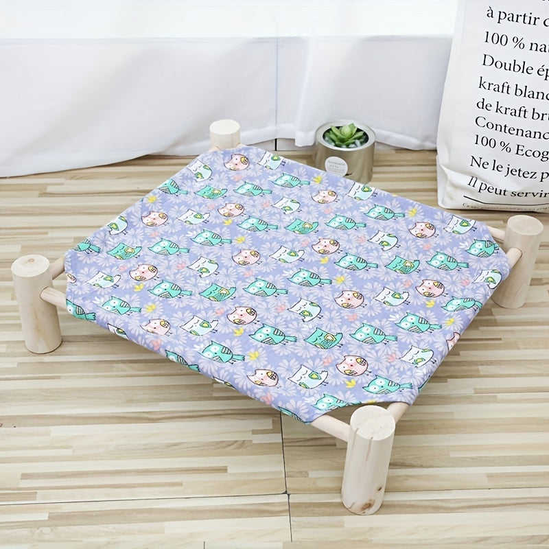 Cats Hammock Elevated Cat Bed Puppy Removable Bed