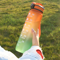 32oz Motivational Water Bottle with Straw BPA Free Leak Proof for Fitness