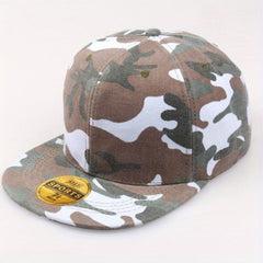 Smooth Camo Flat Cap Men Women Baseball Hip hop Hat