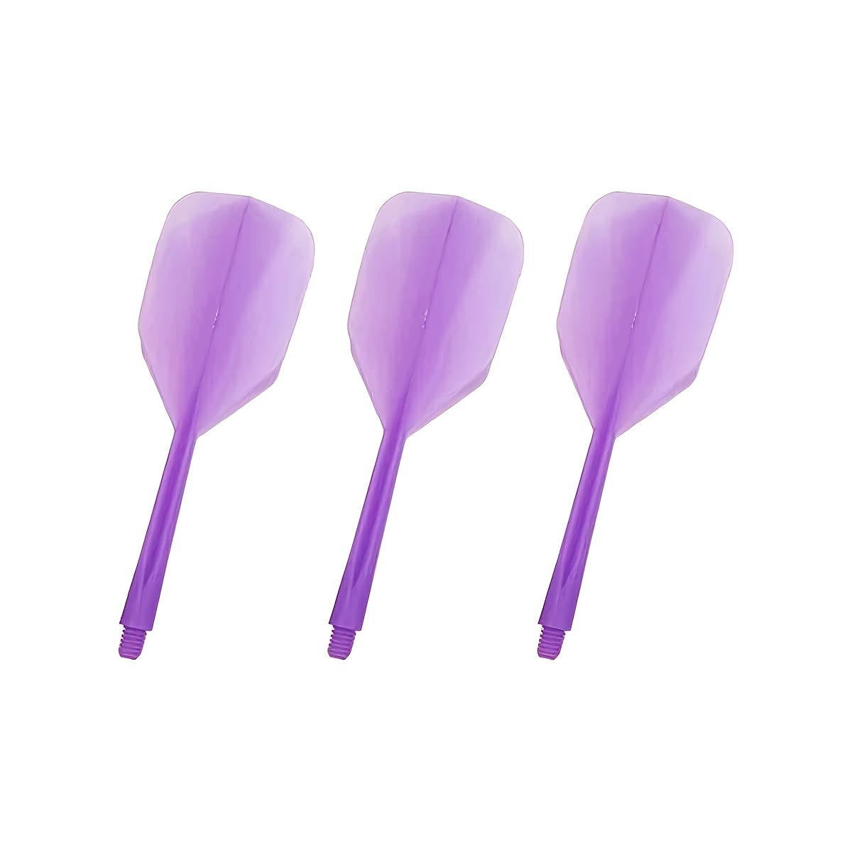 6pcs Integrated Dart Shaft & Flight Set Lightweight Plastic Dart Supplies