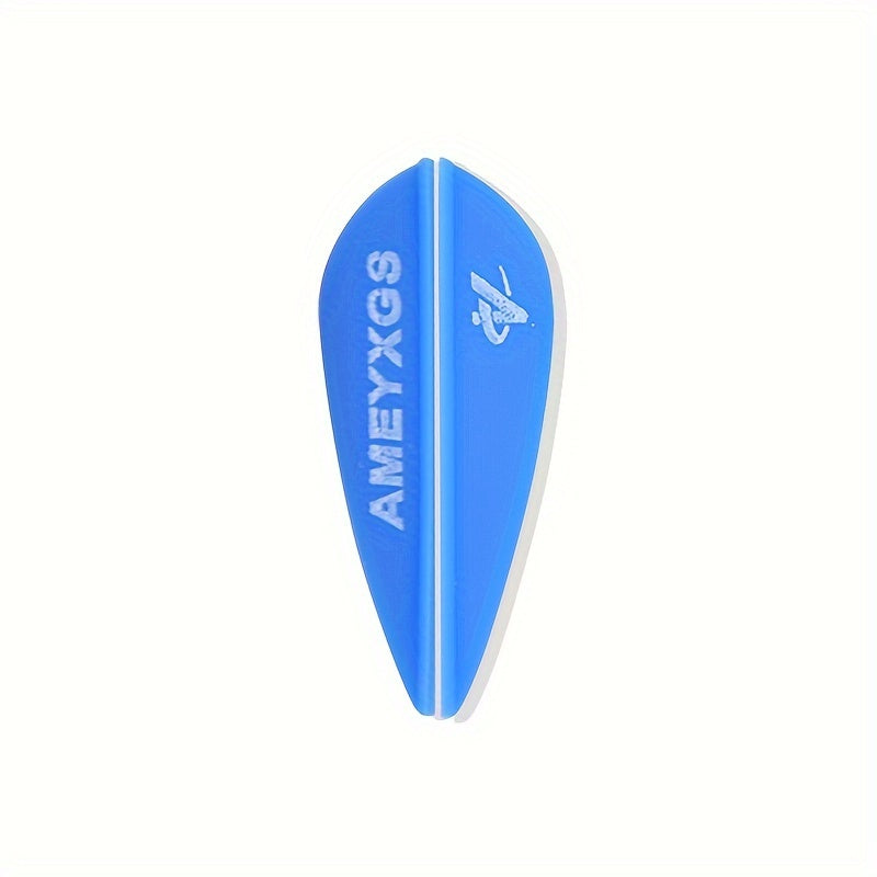 50pcs 7.62cm Arrow Vanes Rubber Feather Fletches for DIY Archery