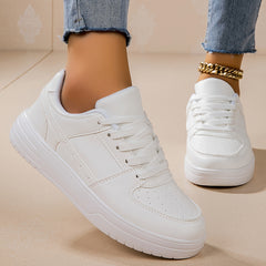 Solid Flat Sports Sneakers Slip resistant Leisure Outdoor Sport Shoes