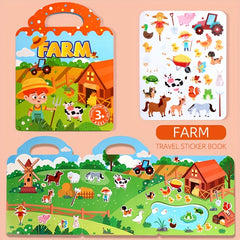 Jelly Sticker Book DIY Cartoon Stickers Vibrant Color