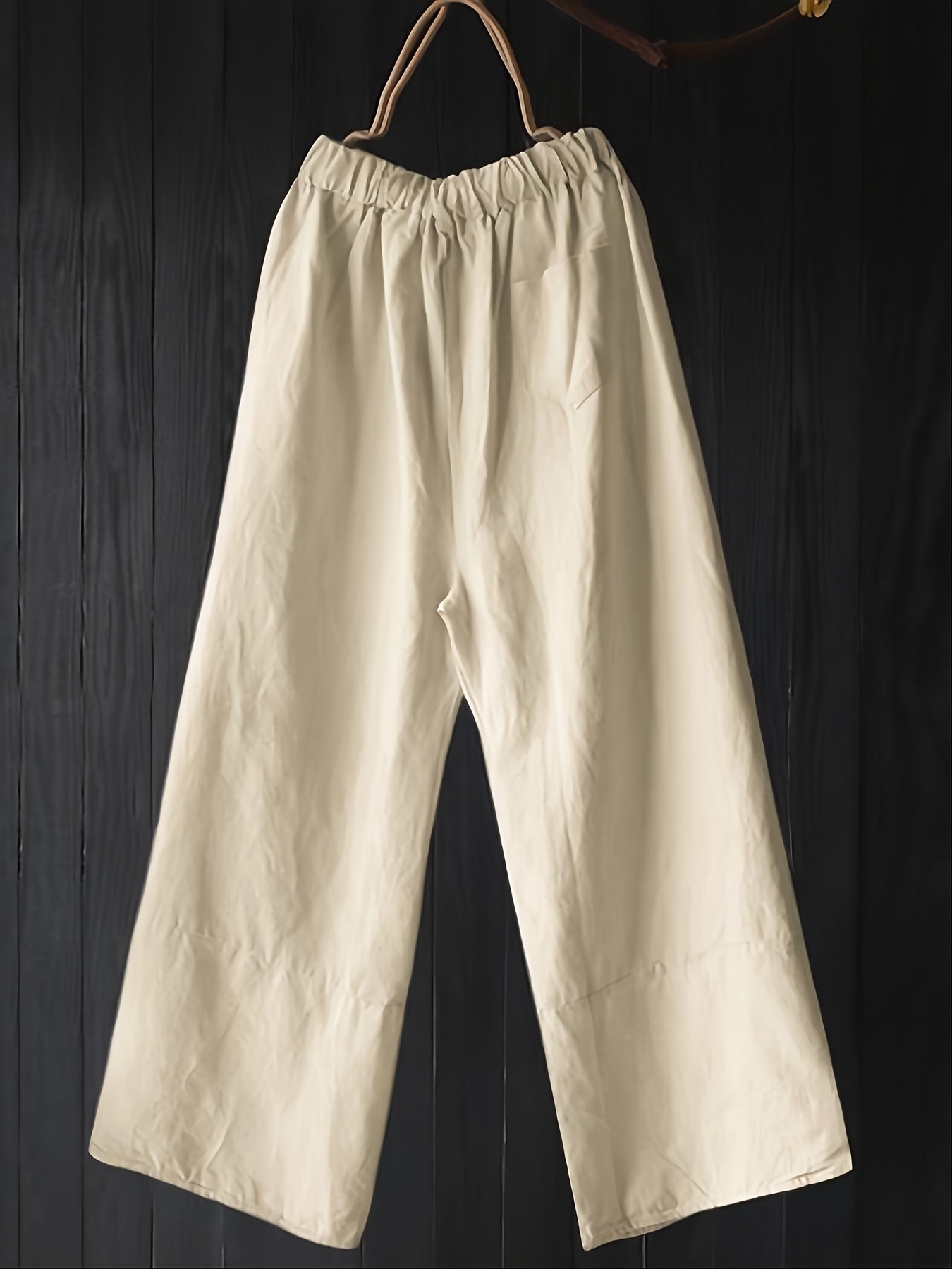  High Rise Wide Leg Pants