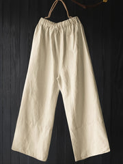  High Rise Wide Leg Pants