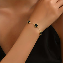 Ladies Flower Copper Bracelet Birthday Gift