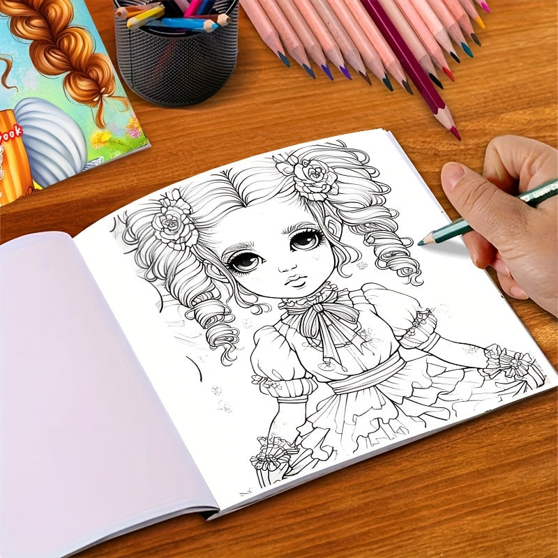 Stress-Relief Coloring Book for Teens and Adults
