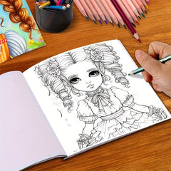 Stress-Relief Coloring Book for Teens and Adults