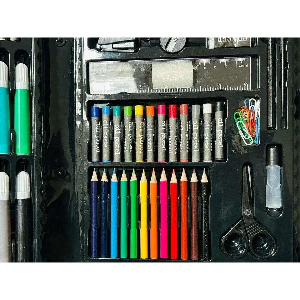 Kids Art Set with Pencils Crayons Paints