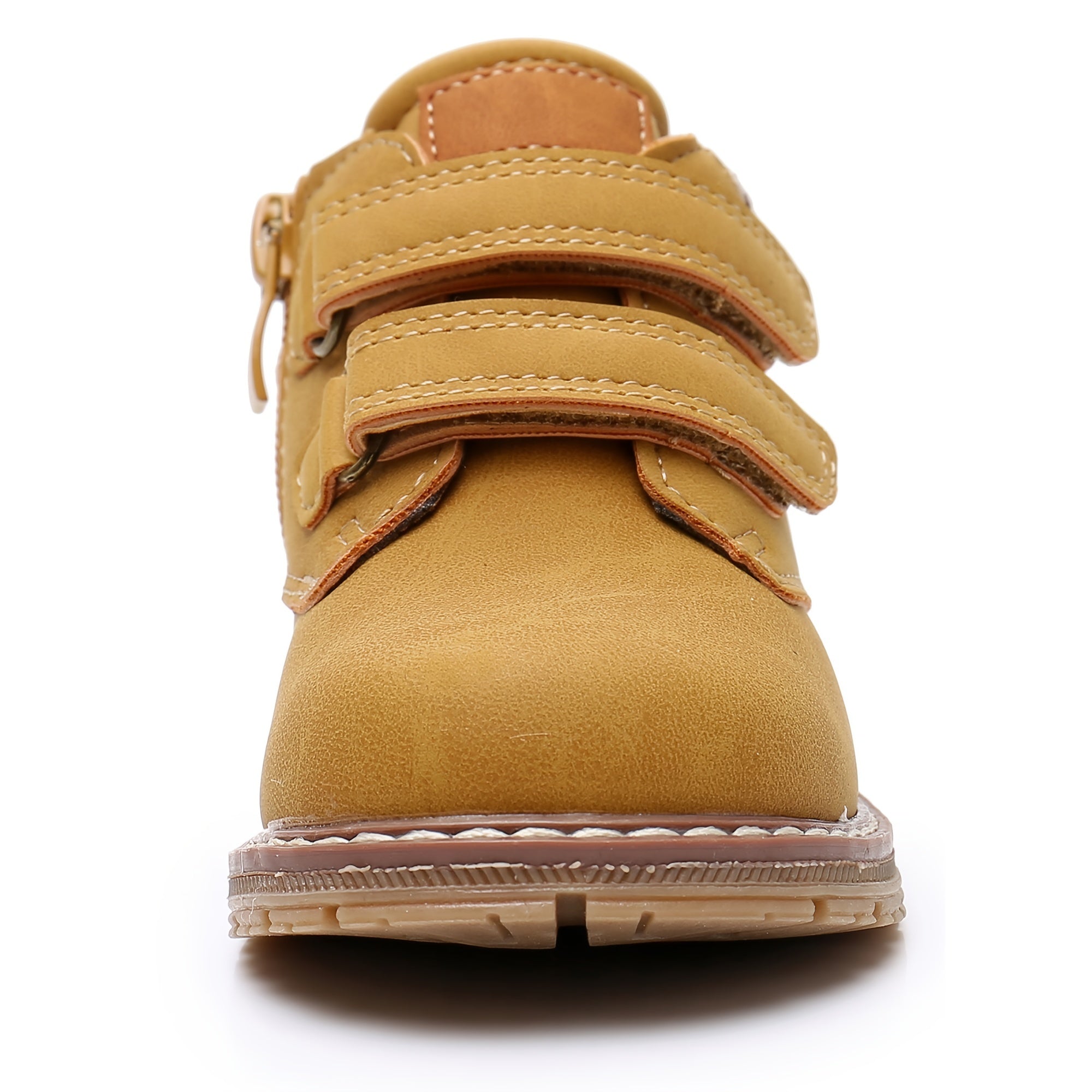 Boys Ankle Boots with Hook & Loop Fasteners for Outdoor Activities