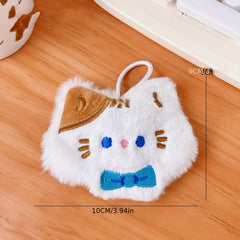 Portable Plush Hand Warmer with 4 Replacement Cores for Winter