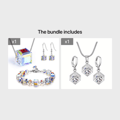 Crystal Jewelry Set Bridal Women Accessories
