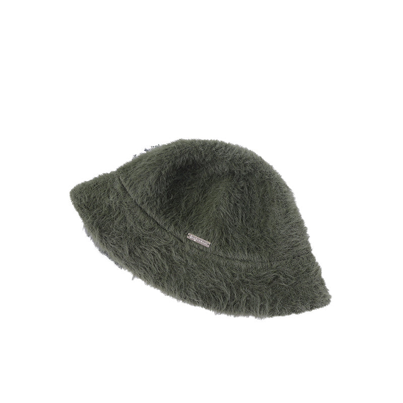 Winter Furry Bucket Hat for Women Girls