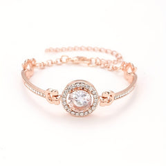 Rhinestone Bangle Bracelet Women's Jewelry