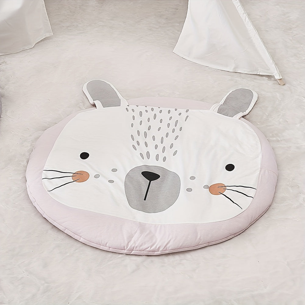 3D Animal Carpet with Inner Liner for Kids' Room Decor