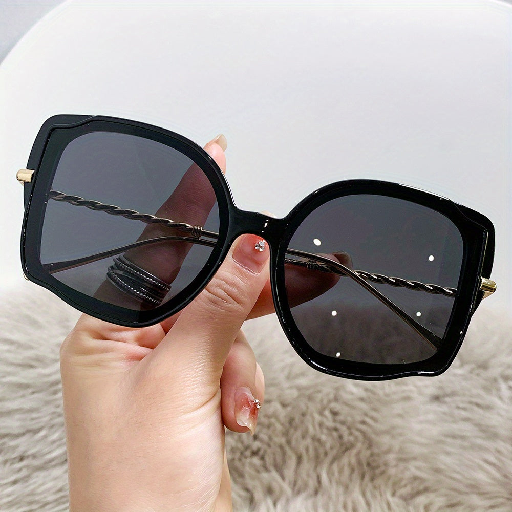 Y2K Oversized Cat Eye Sunglasses Beach Party UV400