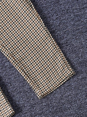 Girl's Ribbed Turtleneck Top & Plaid Pants Set for Spring Fall