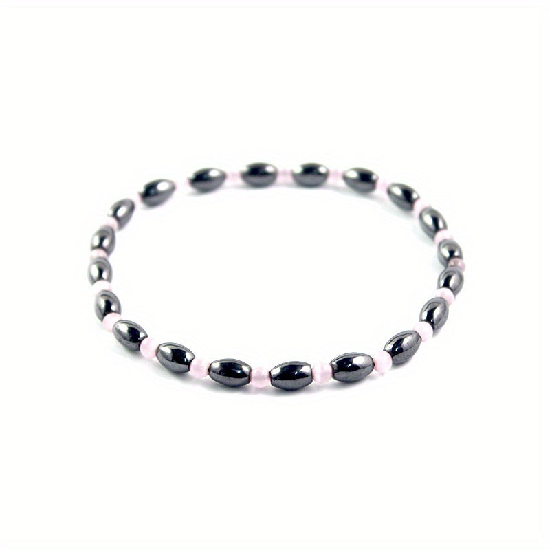 Gallstone Beaded Anklet Energy Healing Bracelet