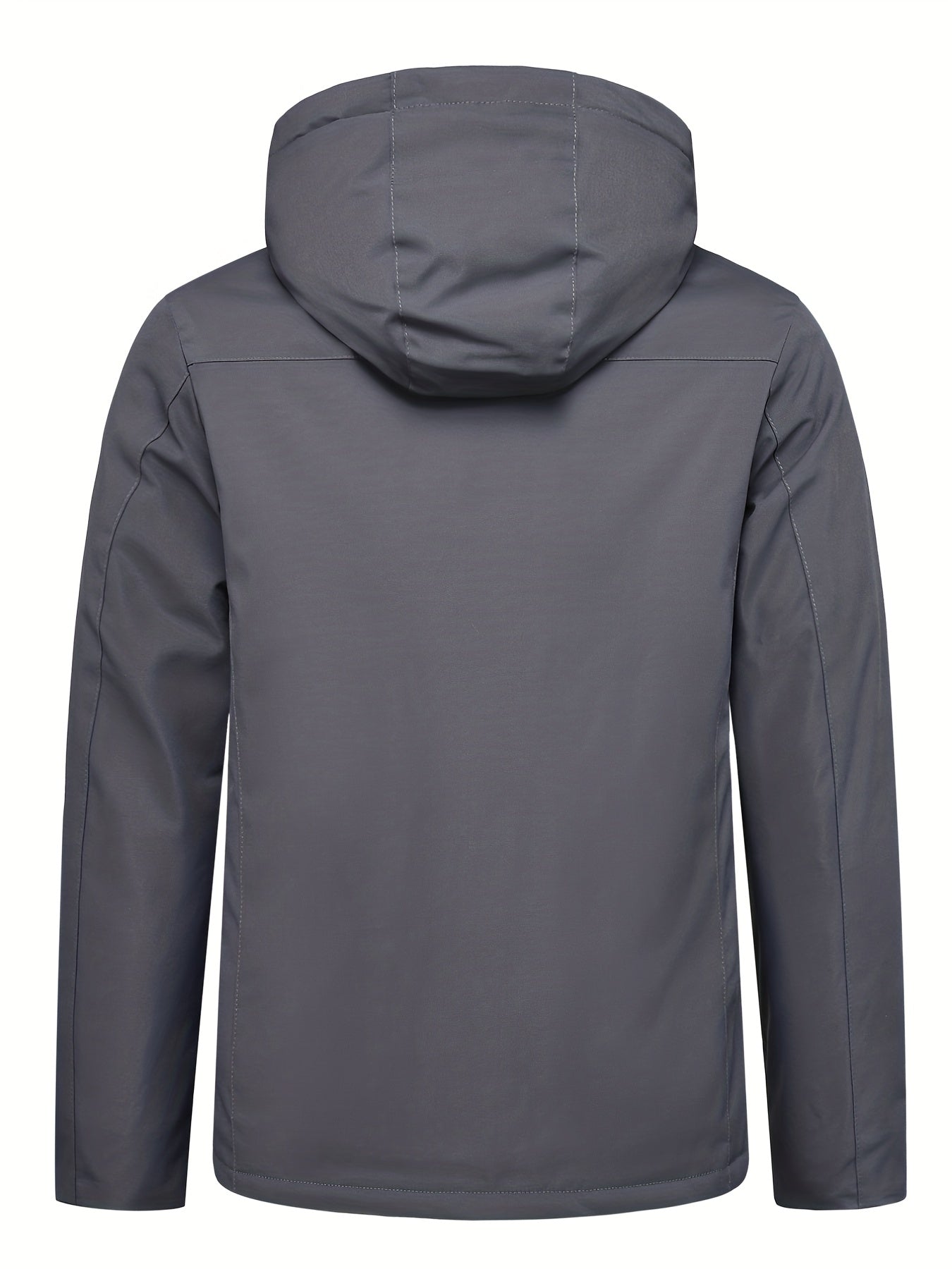 Men's Warm Fleece Hooded Jacket Zip Up Coat for Fall Winter Outdoor