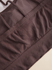 5pcs Solid Cut Out Sports Bras Comfy Breathable Workout Bra Women's Lingerie