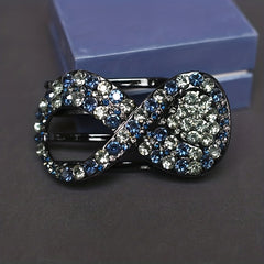 Rhinestone Hair Clip Ponytail Holder Headwear Hair Styling Accessory