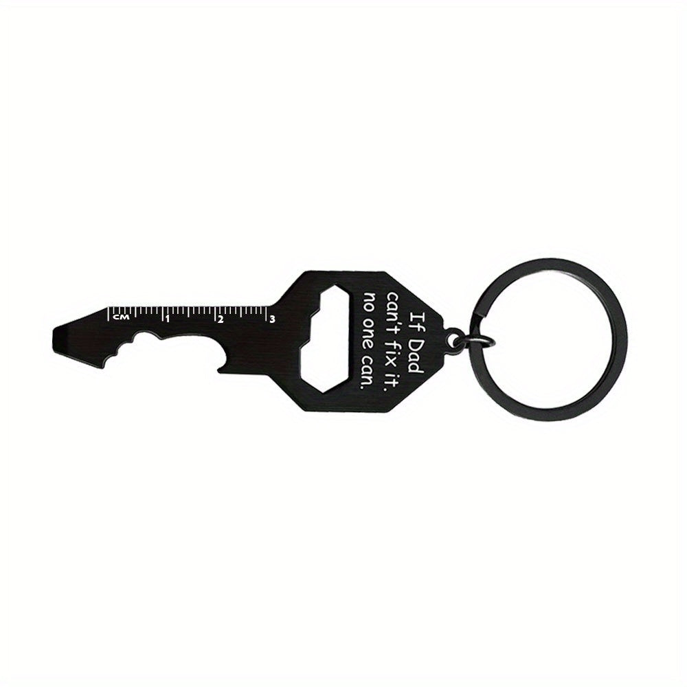 Multi-Function Hex Keychain Bottle Opener Screwdriver