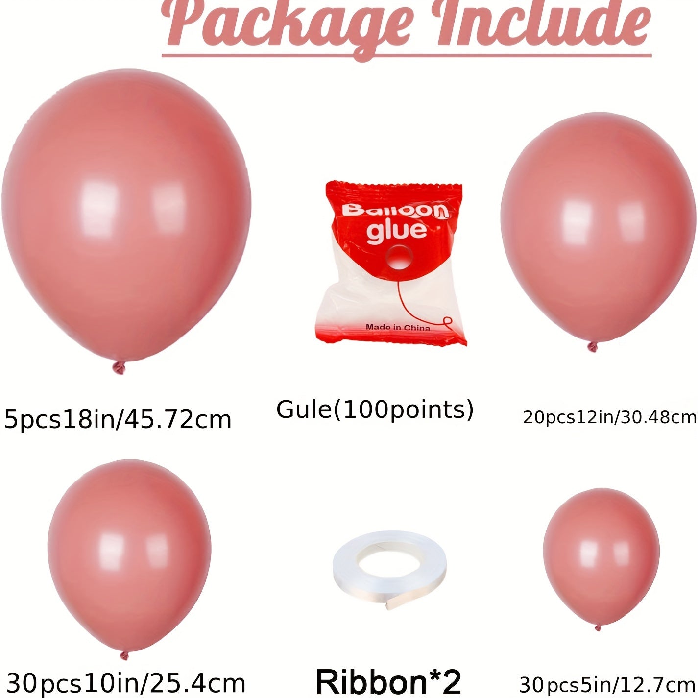 85pcs Dusty Pink Balloons Garland Arch Kit 12 7 25 4 30 48 45 72 Cm