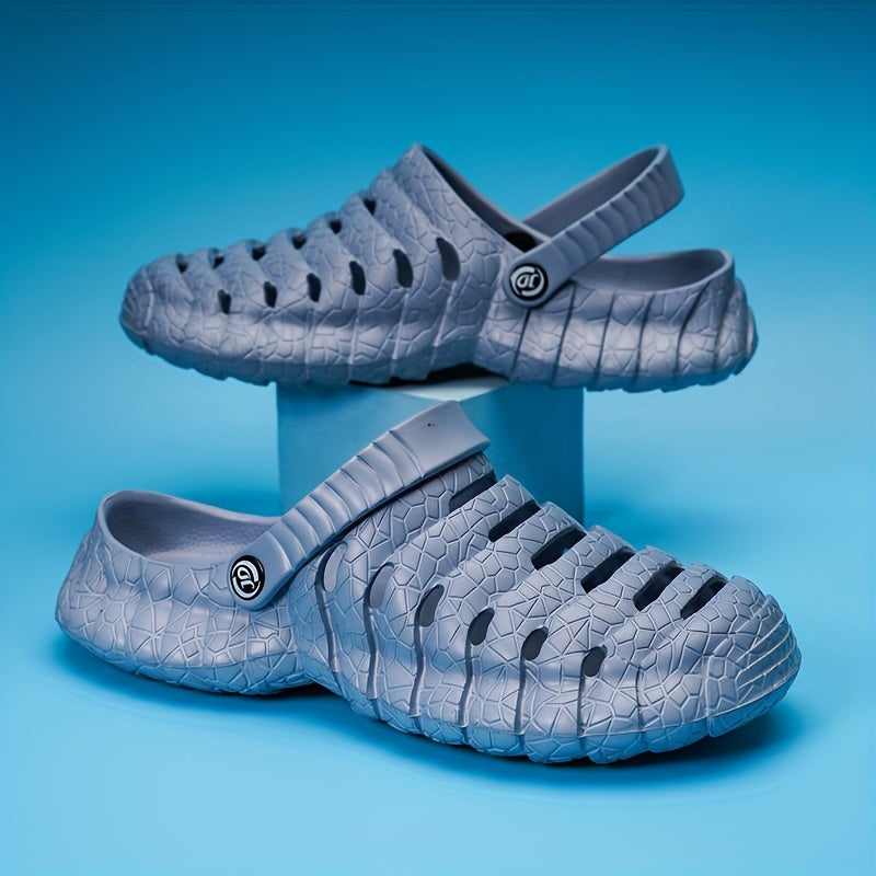 Men's Slip On Clog Sandals Breathable Outdoor Walking Shoes