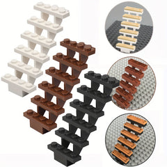28pcs Wood Grain House Accessories Assembly Toys for Creative Kids & Adults