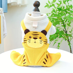 Corduroy Jumpsuit for Small Dogs Puppy Overalls Classic Outfit