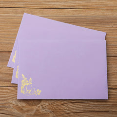6pcs Small Fresh Bronzing Western Envelopes