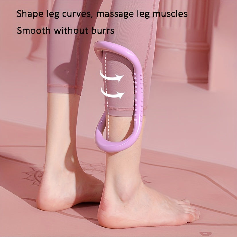 Pilates Mini Exercise Ball and Massage Stretch Ring Set for Workouts